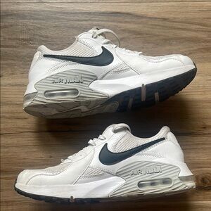 Nike Air White and Black Athletic Shoes